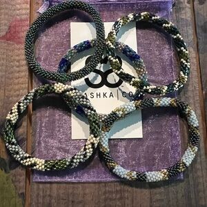 Sashka Co Beaded Bracelets Set of 5 B35